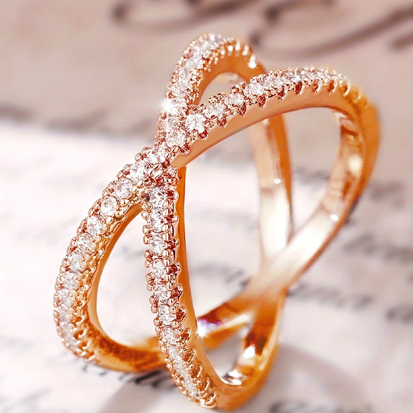 Zirconia Wedding Ring Set for Women Engagement